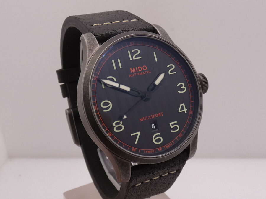 Mido Multifort Arabic 44mm NUOVO BOX&PAPERS Automatic Date March 2025 Steel Ref. M032607A - immagine 10