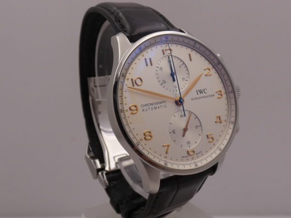 IWC Portuguese Cronografo IW3714 With PAPERS Anno 2018 Automatico Acciaio TOP CONDITION