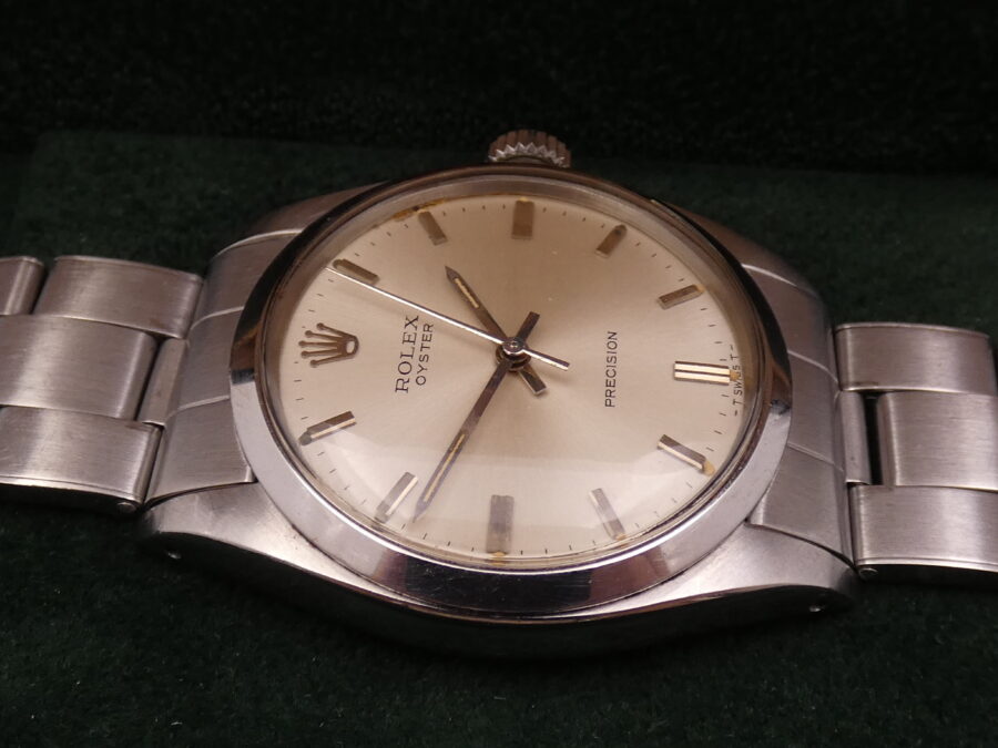 Rolex Oyster Precision 6426 With PAPERS Anno1974 Hand Winding Rivet Bracelet Acciaio - immagine 11