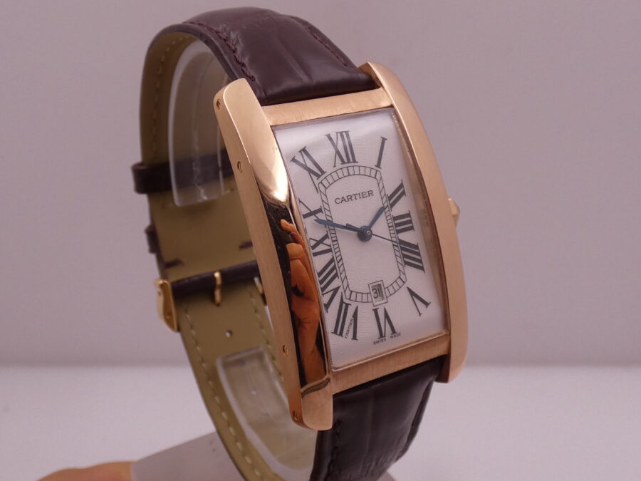 Cartier Rare Tank Americaine 18Kt Rose Gold With PAPERS Automatico Anno 2022 TOP CONDITION - immagine 11