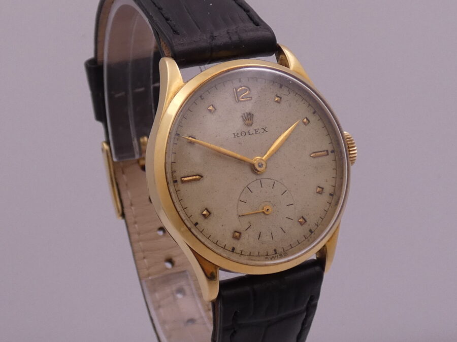 Rolex Precision Chronometer 2552 18Kt Solid Gold YEAR 1955 Manual Winding - immagine 11