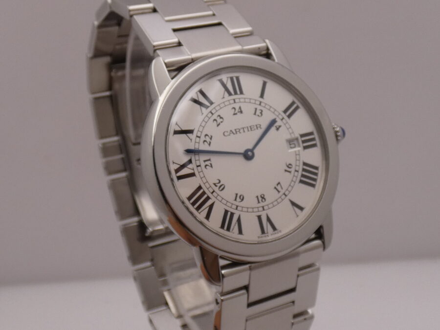 Cartier Ronde Solo de Cartier 2934 36mm With Bracelet Swiss Made Acciaio ANNI '2000s - immagine 10