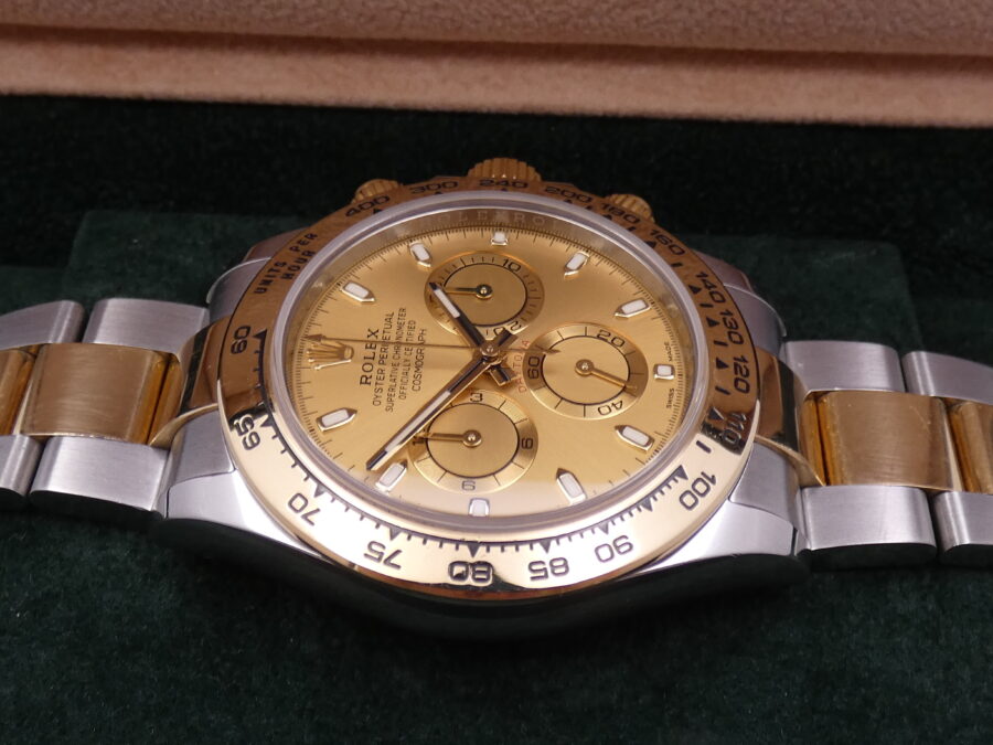 Rolex Daytona Cosmograph 116503 Anno 2022 Chromalight BOX&PAPERS 18Kt Gold&Steel Automatico - immagine 10