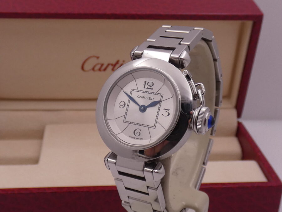 Cartier Pasha Miss Pasha Lady 2973 Silver Dial With Bracelet Acciaio Anni '2000 - immagine 10