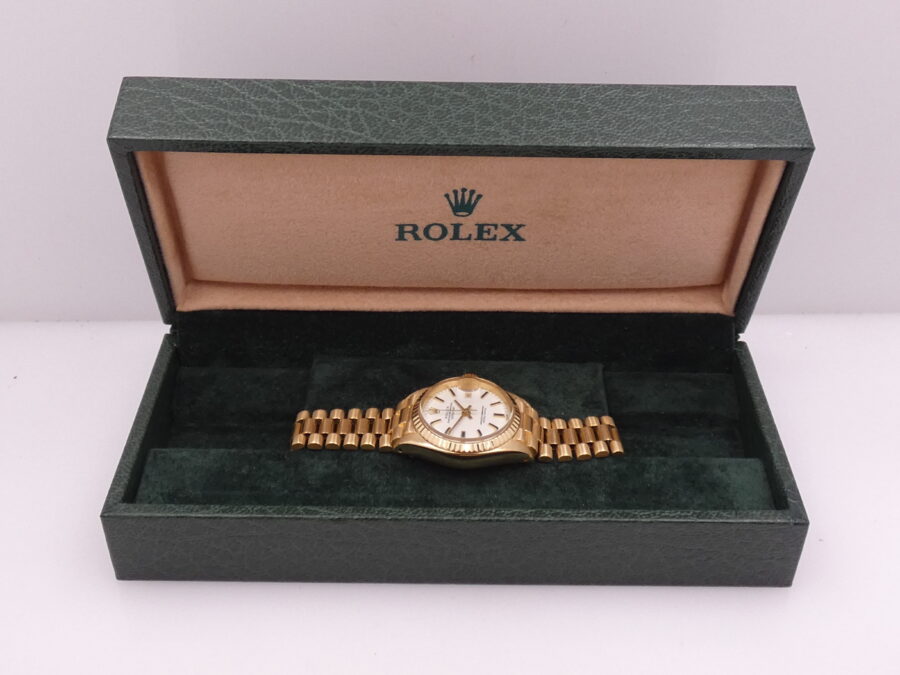 Rolex Lady-Datejust 6917 President 18Kt Solid Gold Automatico Anno 1979 - immagine 10