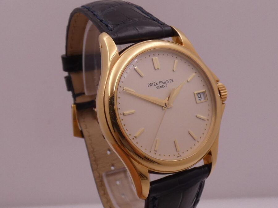 Patek Philippe Calatrava 5127J 37mm Automatico 18Kt Solid Gold BOX&PAPERS anno 2005 MINT CONDITION - immagine 10