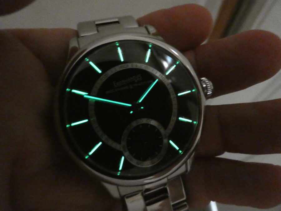 Eberhard & Co. Traversetolo 21116 BOX&PAPERS Anno 2022 Hand Winding With Bracelet Acciaio - immagine 10