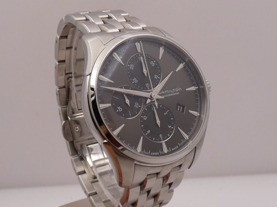 Hamilton Jazzmaster Auto Chrono Cronografo N.O.S Automatic BOX&PAPERS May 2025 Acciaio New Old Stock - immagine 10