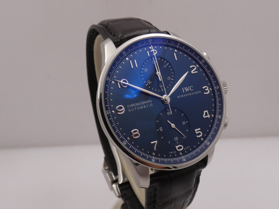 IWC Cronografo Portoghese IW371491 With PAPERS Automatico Anno 2019 TOP CONDITION Acciaio - immagine 10