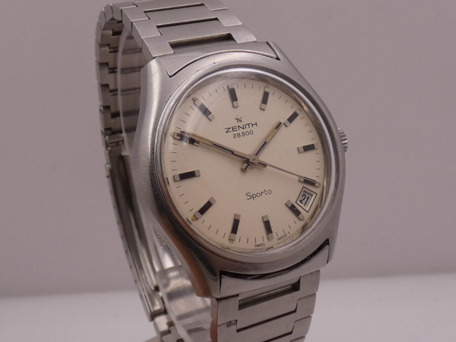 Zenith Stellina Sporto 28800 37mm Steel Anni '70s Hand Winding Cal. 2562C Ref. 01-1310-274 - immagine 9
