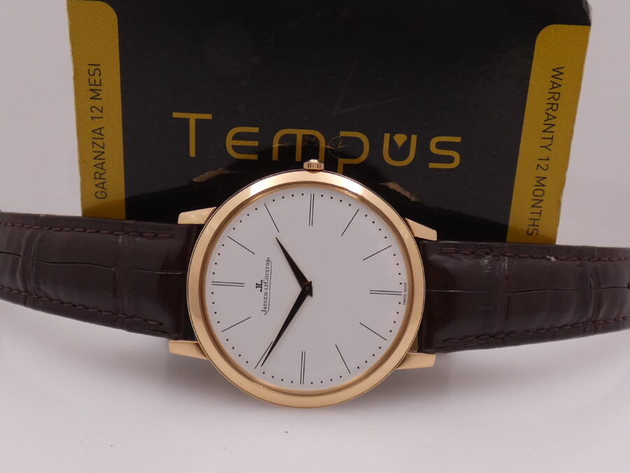 Jaeger-LeCoultre Master Ultra Thin 1907 39mm 18Kt Oro Rosa With PAPERS Anno 2017 Manuale Ref 120.2.79 - immagine 2