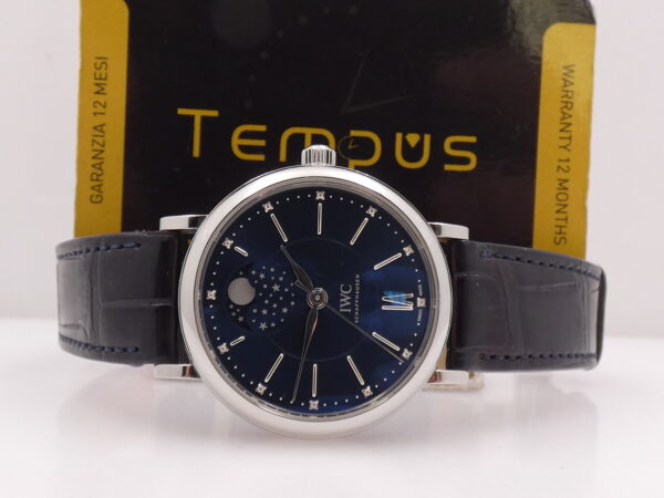 IWC Portofino Moon Phase IW4590 Automatico Diamonds Dial With PAPERS ANNO 2016 Limited Edition Laureus Sport For Good Foundation