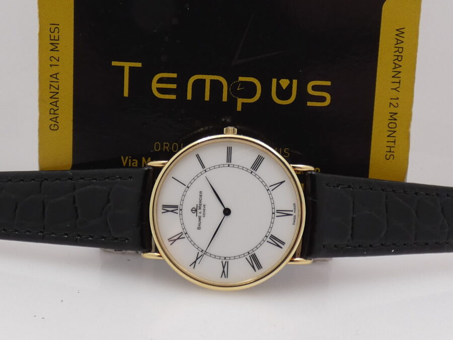 Baume & Mercier Classic Ultra Thin "Dono SIP" Oro 18Kt With BOX Anni '90s Ref. 15172A - immagine 2