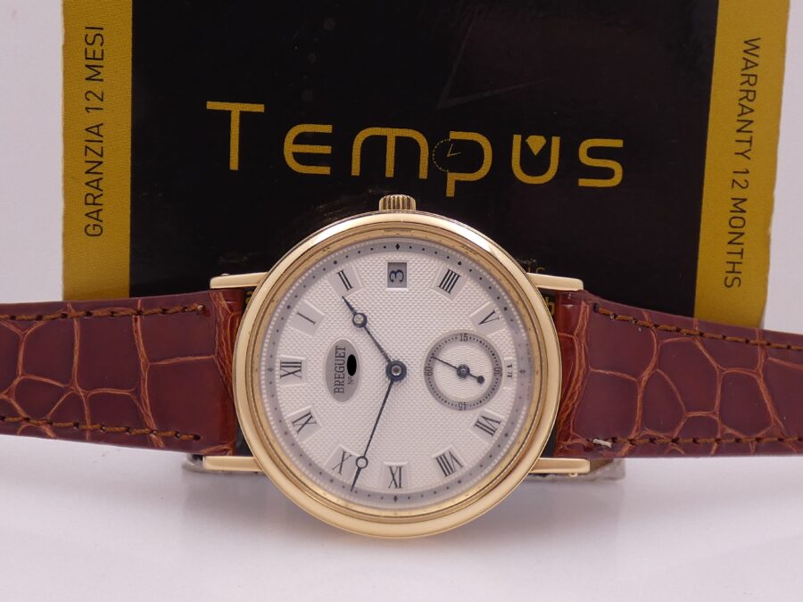 Breguet Classique 5920 Oro Masiccio 18Kt With PAPERS Anno 2009 Automatic Date Meraviglioso - immagine 2