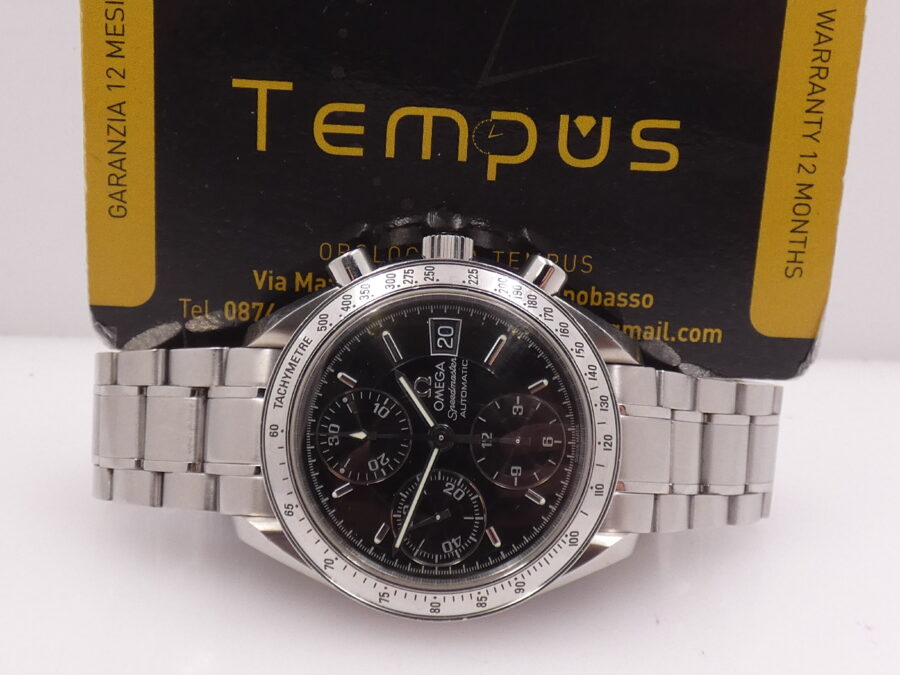 Cronografo Omega Speedmaster Date 175.0083 Automatico Anno 1998 Braccialato Acciaio - immagine 2