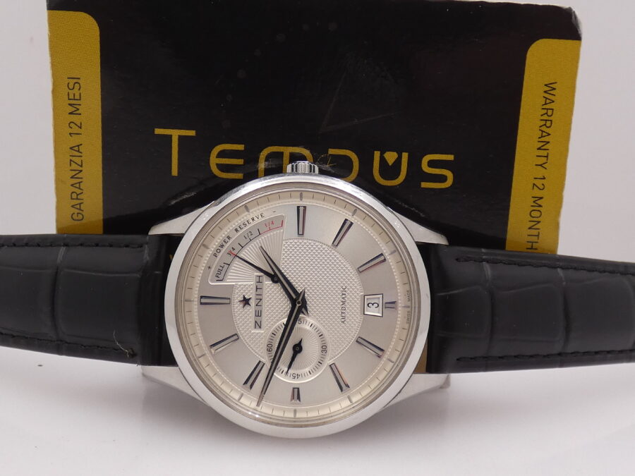 Zenith Captain Power Reserve Elite 03.2120.685 Honey Comb Dial Automatico Acciaio - immagine 2
