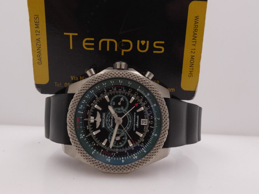 Cronografo Breitling For Bentley Supersports E27365 VERDE With BOX Titanio Limited Edition 1000pcs - immagine 2