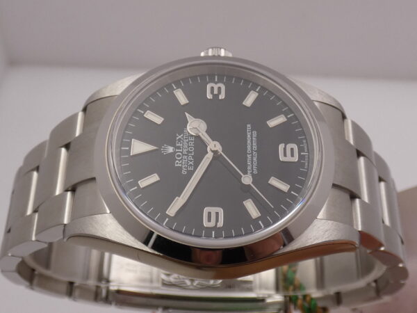 Rolex Explorer I 114270 N.O.S. Full Stickered Italian PAPERS ANNO 2003 Automatico Acciaio New Old Stock