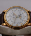 Omega Triple Date Moonphases Oro massiccio 18Kt Near N.O.S. ANNO 1985 Carica manuale Lady