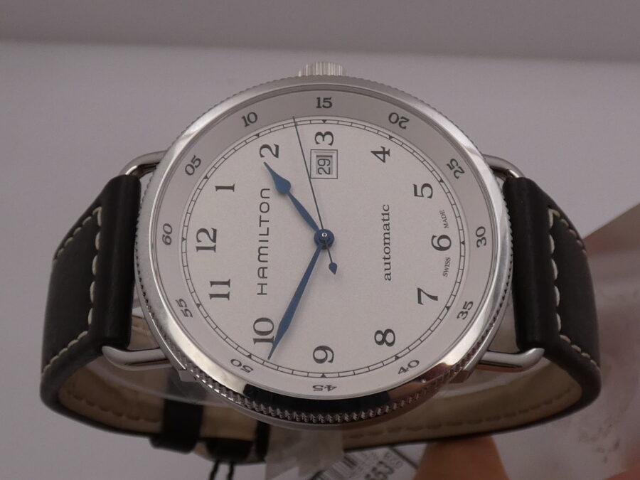 Hamilton Khaki Navy Pioneer NEW BOX&PAPERS Automatico Acciaio Ref H777150
