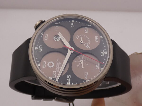 Meccaniche Veloci QuattroValvole 42mm Day Date PowerReserve Titanio NEW BOX&PAPERS Automatico W122N063