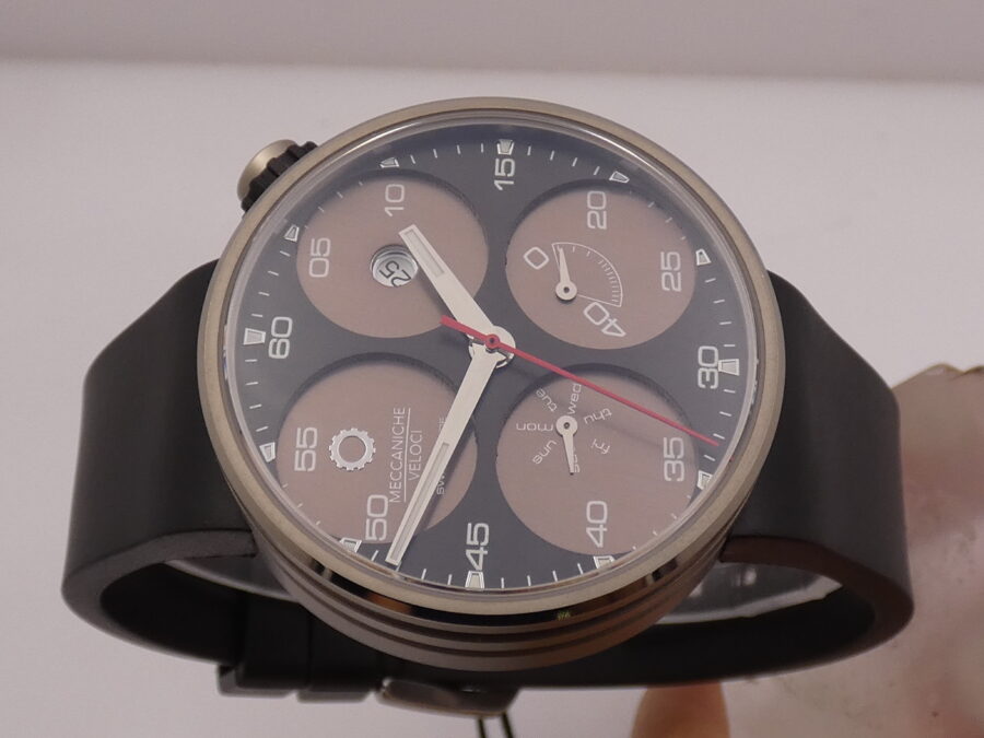 Meccaniche Veloci QuattroValvole 42mm Day Date PowerReserve Titanio NEW BOX&PAPERS Automatico W122N063