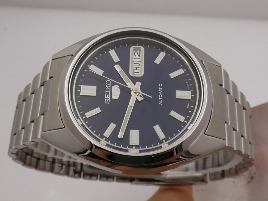 Seiko 5 Automatico BOX & PAPERS Blue Dial Braccialato Acciaio Ref. 7S26-0480