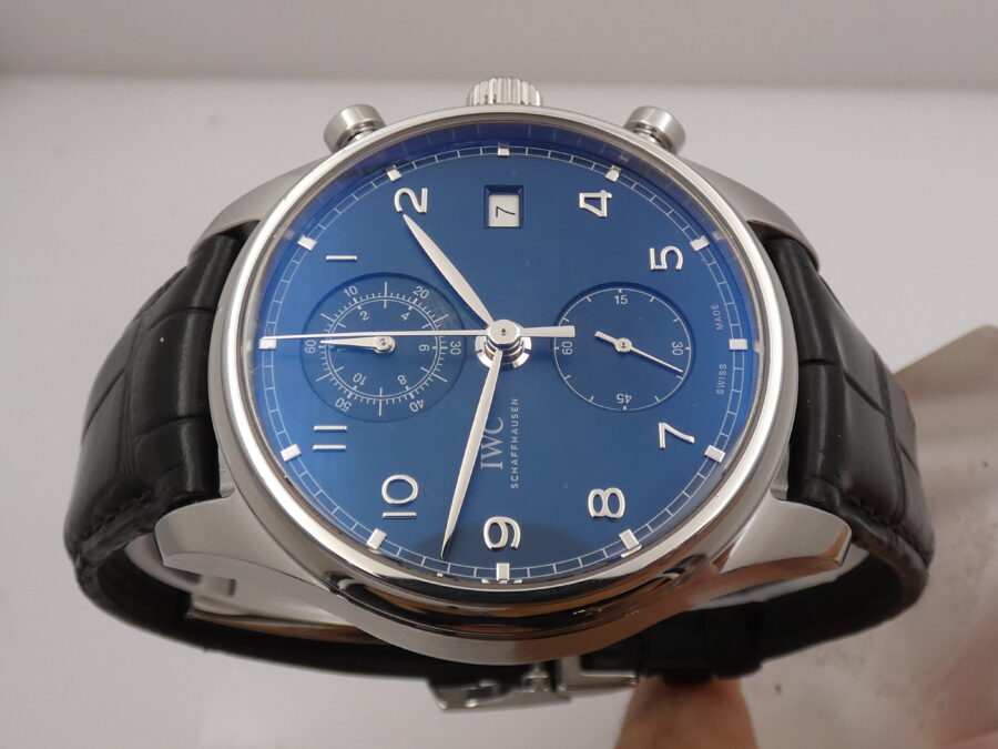 Cronografo IWC Portuguese With PAPERS ANNO 2018 Automatico Acciaio Ref. IW390303