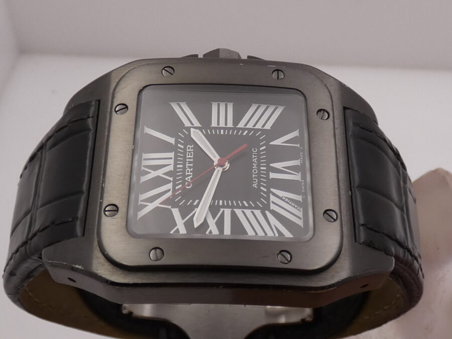 Cartier Santos 100 XL 38mm Automatico Acciaio & Black PVD Ref. WSSA0006