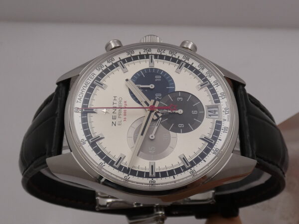 Cronografo Zenith El Primero Chronomaster 36'000 Vph  BOX&PAPERS Automatico Anno 2014 Acciaio 03.2040.400
