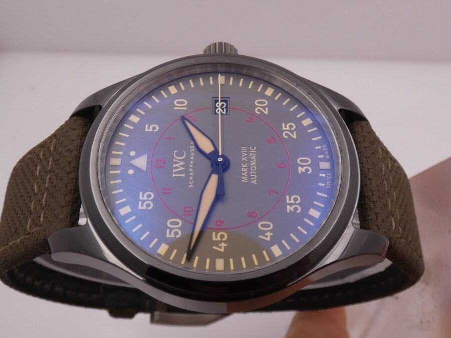 IWC Pilot Mark Top Gun Miramar Mark XVIII With PAPERS Anno 2017 Ceramica Automatico Date Ref.IW324702