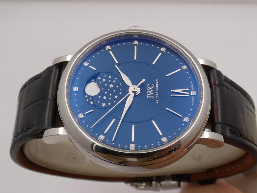 IWC Portofino Moon Phase IW4590 Automatico Diamonds Dial With PAPERS ANNO 2016 Limited Edition Laureus Sport For Good Foundation
