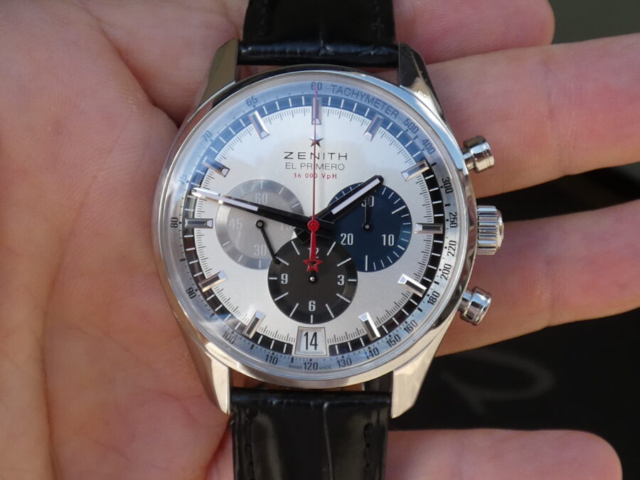 Cronografo Zenith El Primero Chronomaster 36'000 Vph  BOX&PAPERS Automatico Anno 2014 Acciaio 03.2040.400 - immagine 11