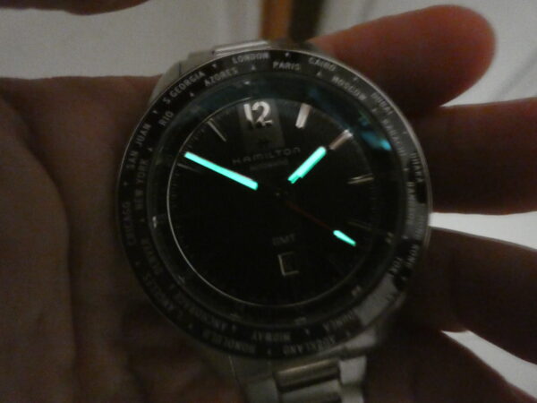 Hamilton Broadway GMT Edition 46mm NEW BOX&PAPERS Automatico Braccialato Acciaio Ref H437250 Limited Edition Mai indossato