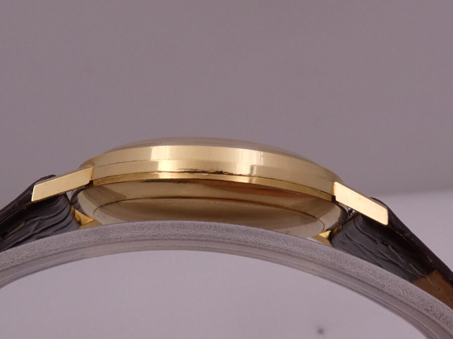 Longines Classic Date Vintage Oro Pieno 18Kt 8192 Carica Manuale Anno 1968 Orologio Meraviglioso - immagine 11