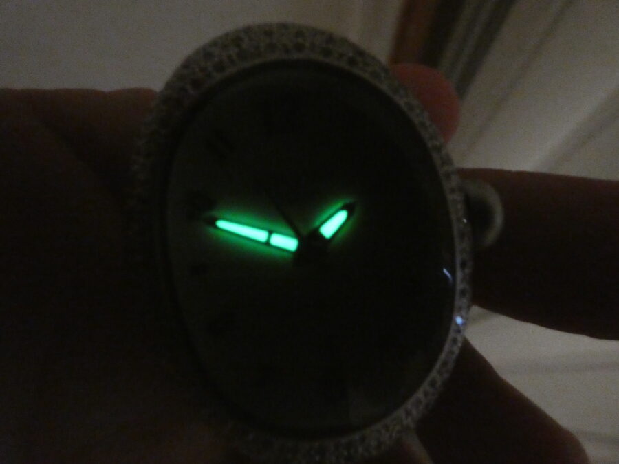 Locman Nuovo Diamonds 1.6 ct MOP DIAL NEW BOX&PAPERS Aluminium MAI INDOSSATO Ref. 015 ANNI '2000s - immagine 11
