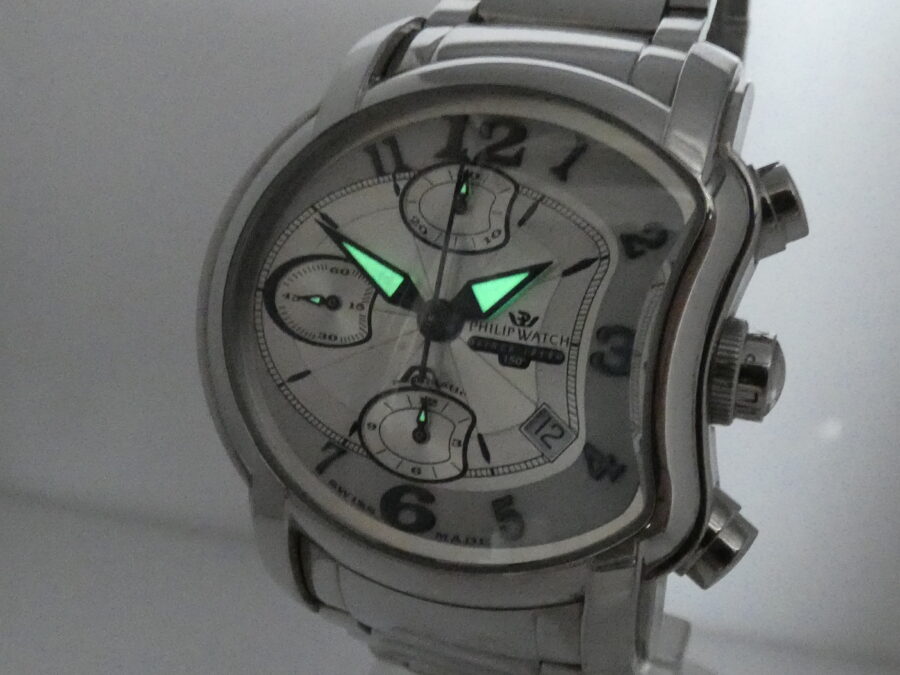 Philip Watch 150 Anniversary Chronograph BOX&PAPERS Automatic Year 2013 With Bracelet Steel - immagine 11