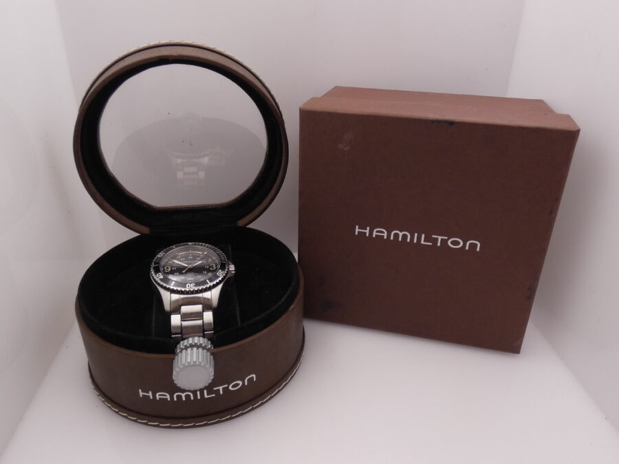 Hamilton Khaki Navy Scuba Day-Date With BOX Automatico Acciaio Ref. H645150 - immagine 11