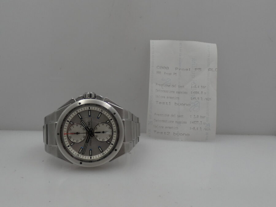 Cronografo IWC Ingenieur Racer Flyback LIKE NEW Automatico Acciaio Ref. IW378510 - immagine 11