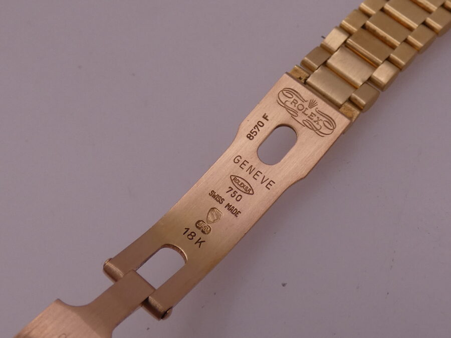 Rolex Lady-Datejust President 69178 Oro Pieno 18Kt FACTORY DIAMOND Dial FULL SET 1991 Automatico - immagine 12
