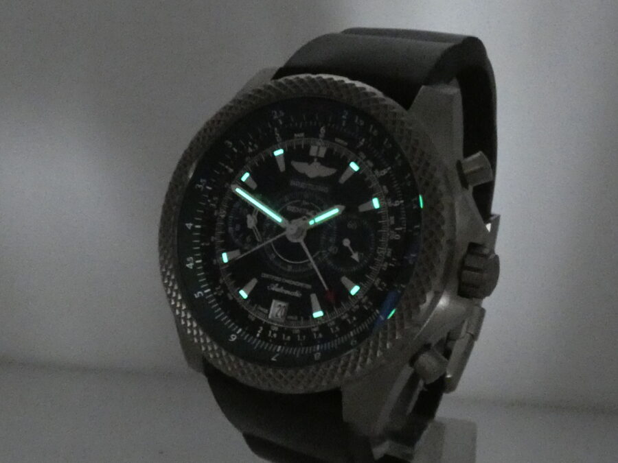 Cronografo Breitling For Bentley Supersports E27365 VERDE With BOX Titanio Limited Edition 1000pcs - immagine 12