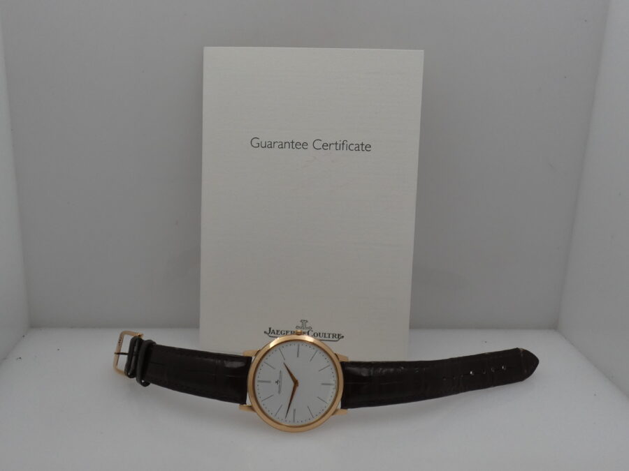 Jaeger-LeCoultre Master Ultra Thin 1907 39mm 18Kt Oro Rosa With PAPERS Anno 2017 Manuale Ref 120.2.79 - immagine 12