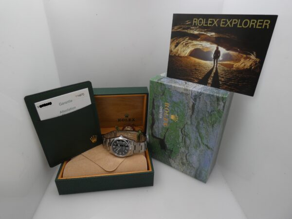 Rolex Explorer I 114270 N.O.S. Full Stickered Italian PAPERS ANNO 2003 Automatico Acciaio New Old Stock