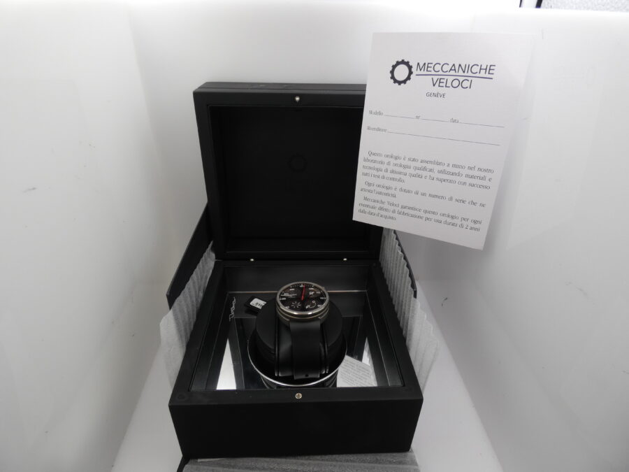 Meccaniche Veloci QuattroValvole 42mm Day Date PowerReserve Titanio NEW BOX&PAPERS Automatico W122N063 - immagine 13