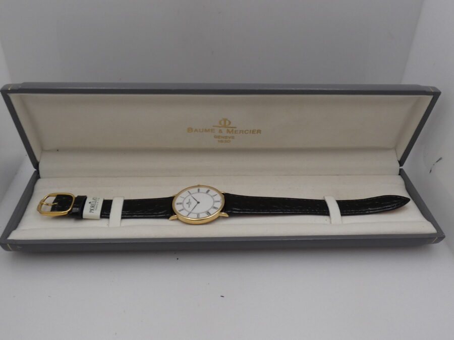 Baume & Mercier Classic Ultra Thin "Dono SIP" Oro 18Kt With BOX Anni '90s Ref. 15172A - immagine 12