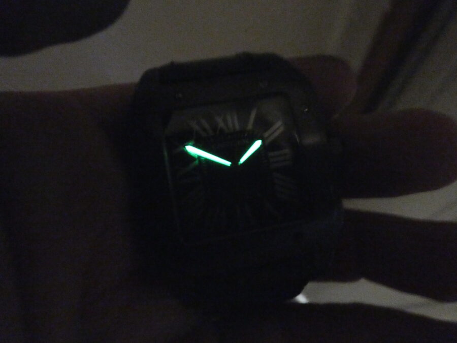 Cartier Santos 100 XL 38mm Automatico Acciaio & Black PVD Ref. WSSA0006 - immagine 12
