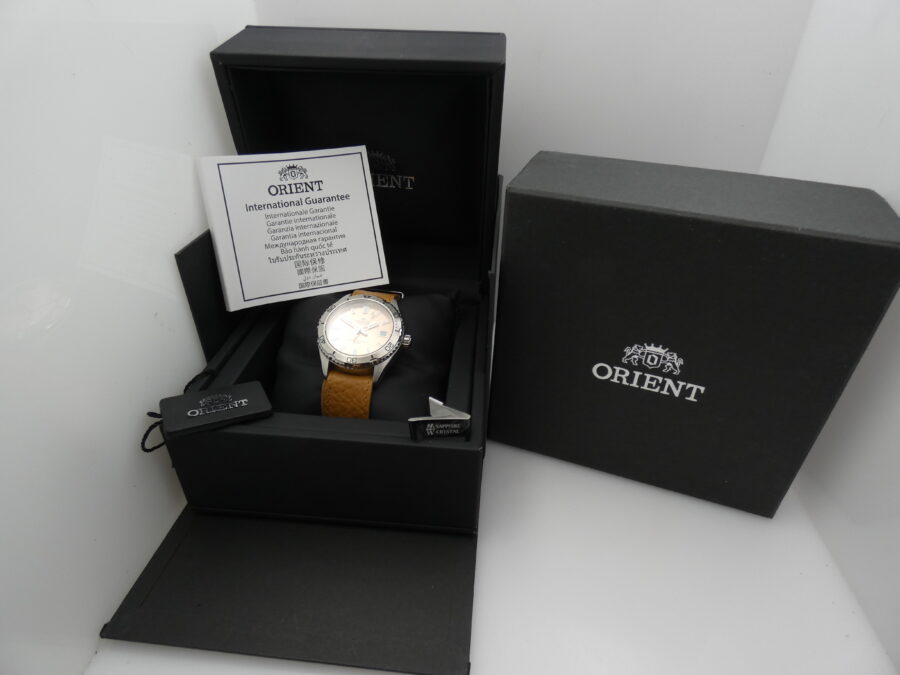 Orient Mako Sport Diver 40mm Automatico BOX&PAPERS LIKE NEW Salmon Dial Ottobre 2024 Acciaio - immagine 12