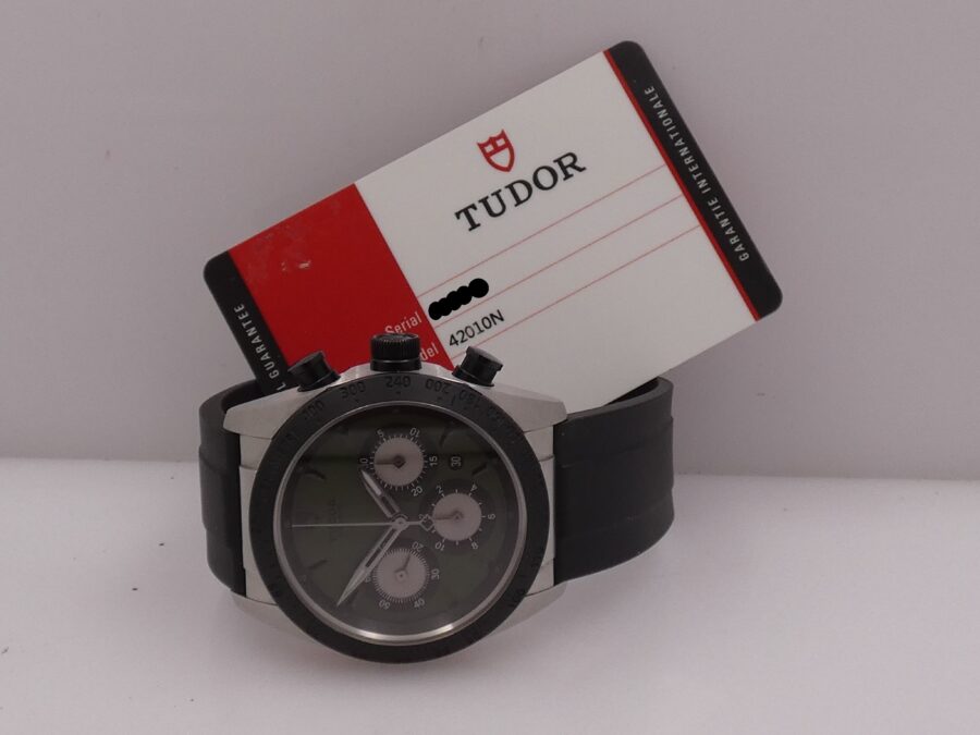 Cronografo Tudor Fastrider 42010N GREEN DIAL 42mm LIKE NEW With PAPERS Anno 2019 Automatico - immagine 12