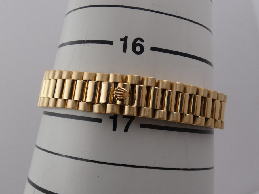 Rolex Lady-Datejust President 69178 Oro Pieno 18Kt FACTORY DIAMOND Dial FULL SET 1991 Automatico - immagine 13