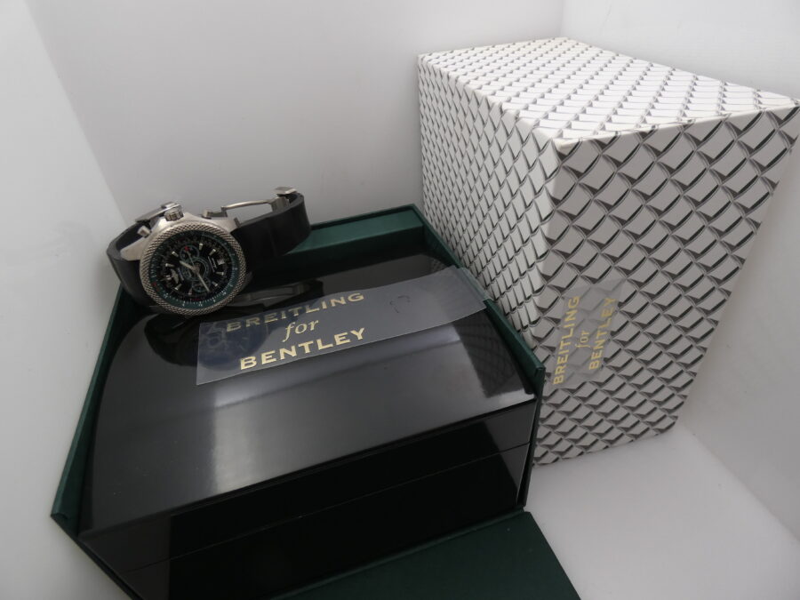 Cronografo Breitling For Bentley Supersports E27365 VERDE With BOX Titanio Limited Edition 1000pcs - immagine 13